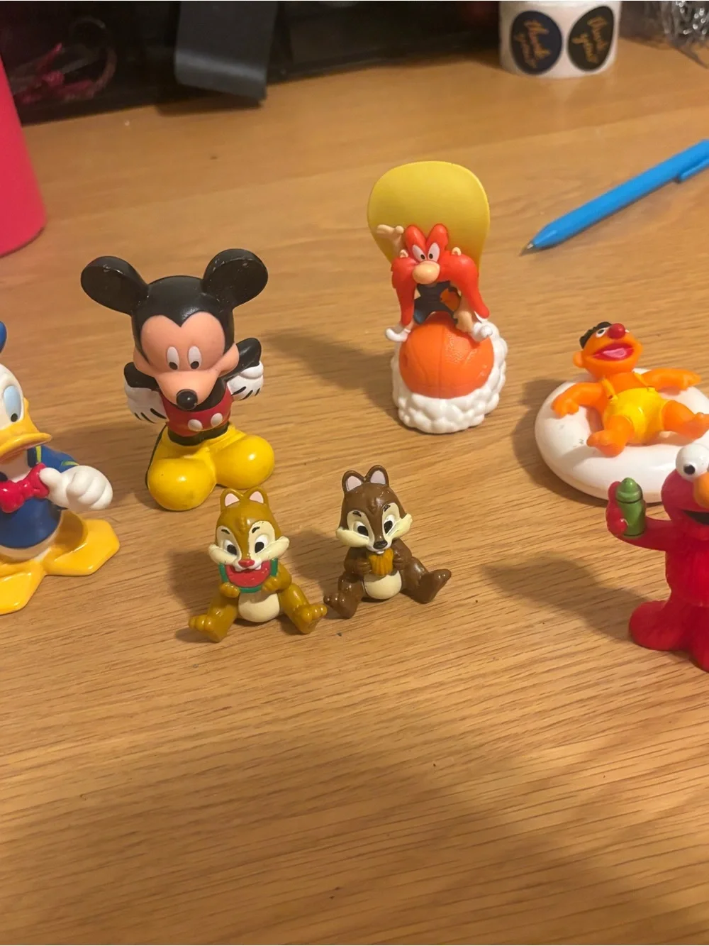 Disney Kids Figurine Set - Mickey, Donald, Chip & Dale - Multicolor